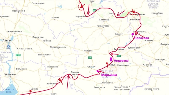 The territory of Ukraine