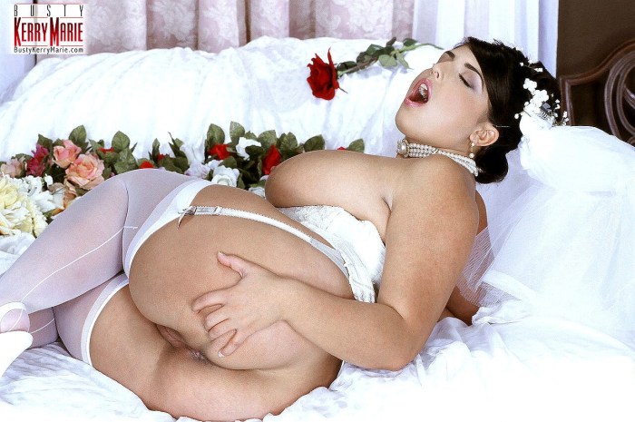 Fucking Puncture in a wedding outfit