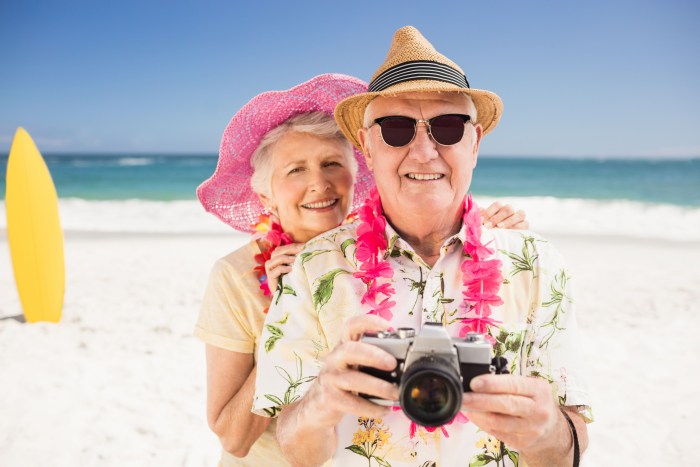 Young and elderly man