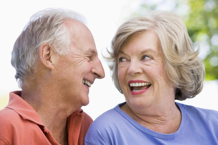Man and woman aged