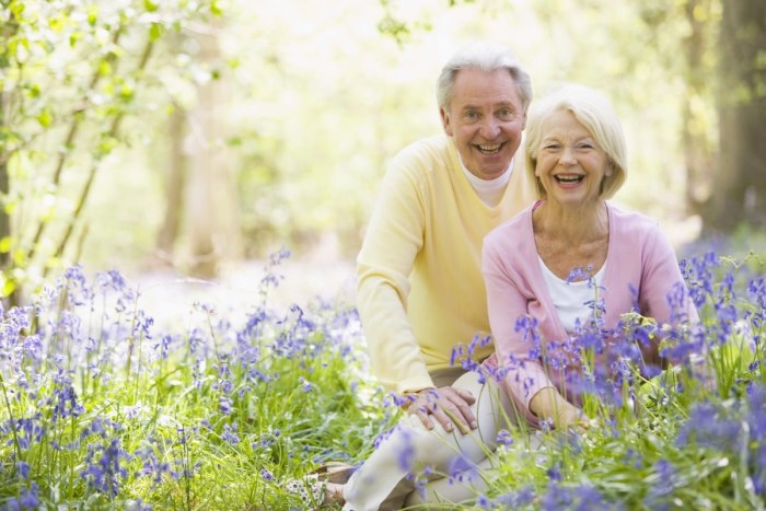 Pensioners for a walk