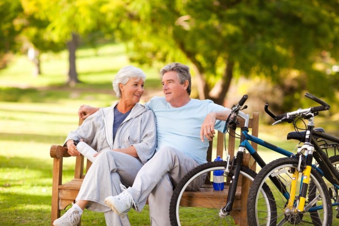 Older people with family