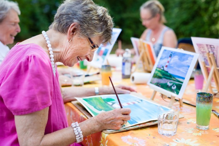 Healthy food of older people