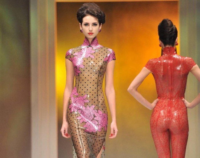 Catwalk Fashion from Rubber