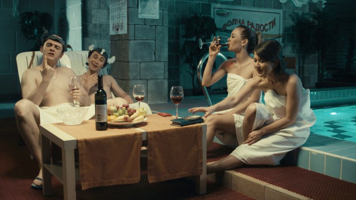 University New Community Yana and Masha in the sauna