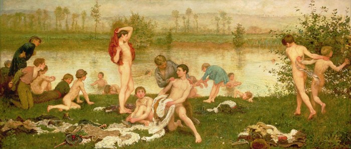 Picture Bathers Frederick Walker