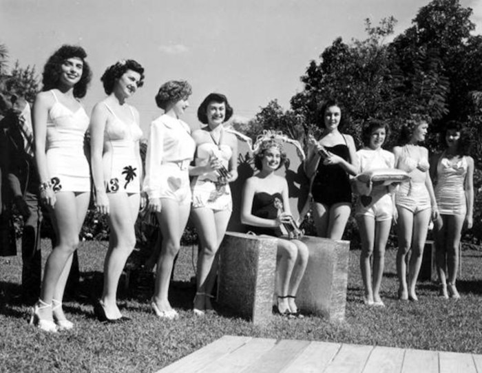 Retro nudist beauty contests