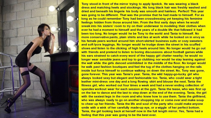 Transformation Stories TG Captions