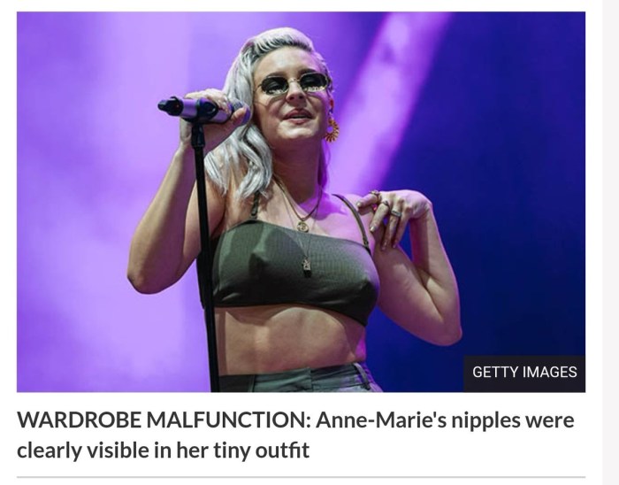 Anne Marie singer chest