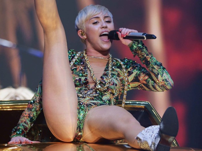 Scandalous singer Miley Cyrus