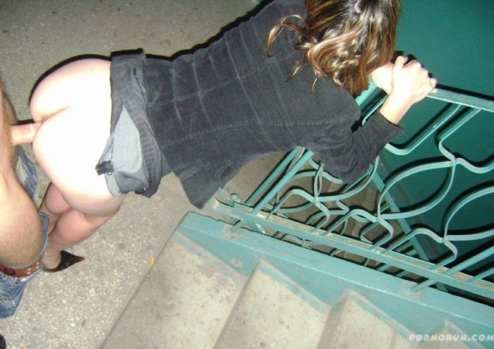 Naked in a public library