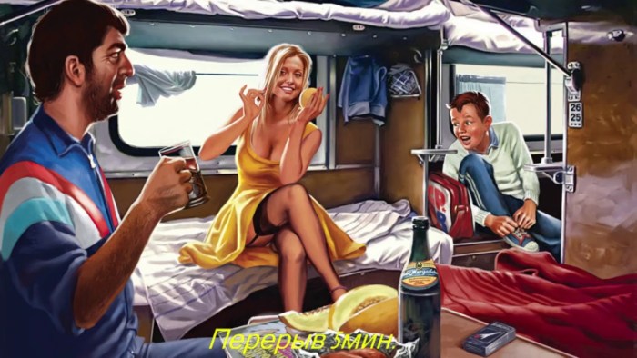 Teenage girls on the train