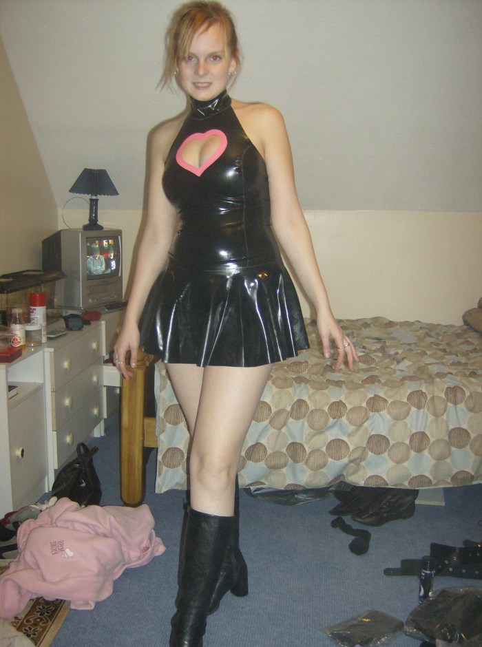 Girls in latex homemade