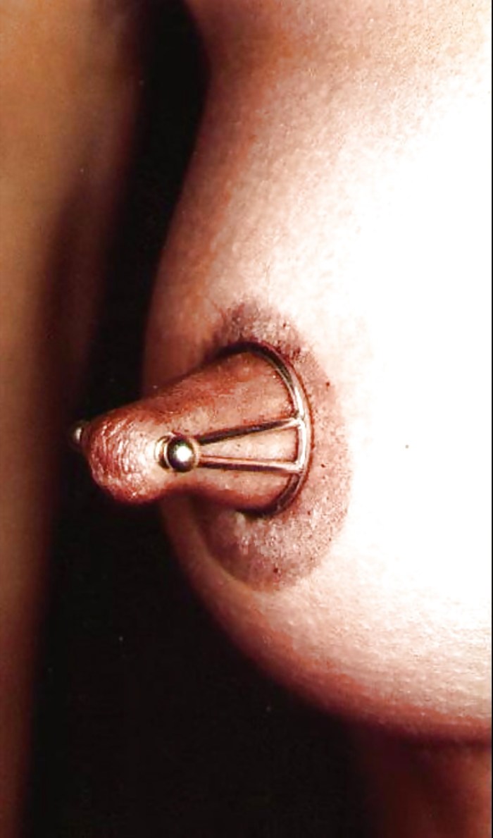 Unusual piercings on nipples