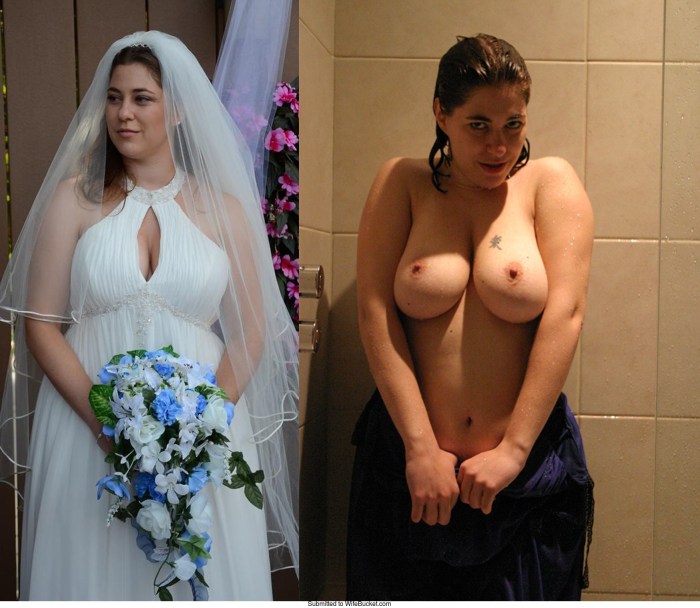 Naked brides with big tits