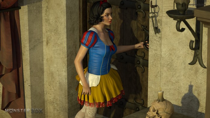Erotic cosplay Snow White