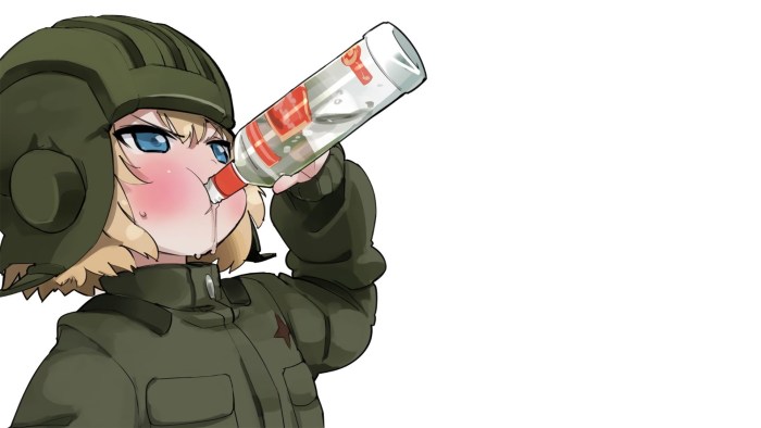 Girls and tanks vodka