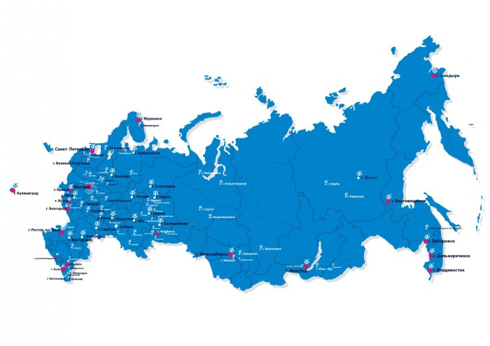 Map of Russia