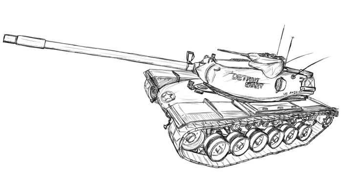 Coloring tank t 34