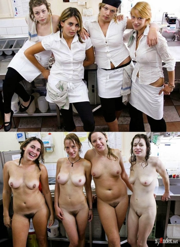 Several undressed women