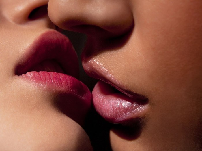 Beautiful female lips