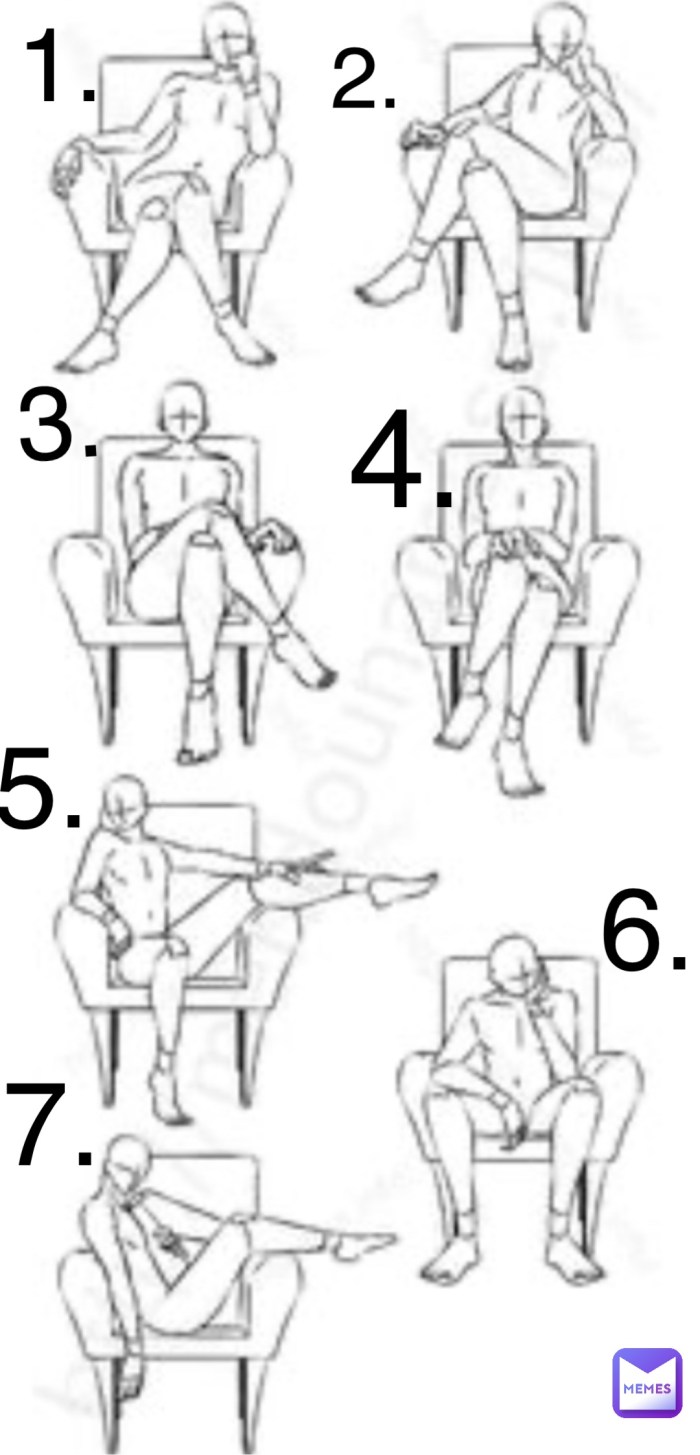 Sitting person in a chair