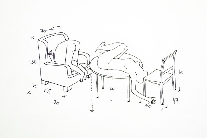 Office chair drawing DVG