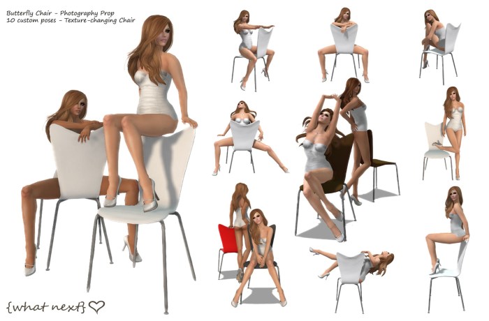 Models in a sedentary pose