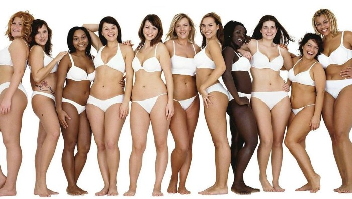 Different figures of girls