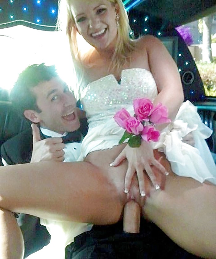 The bride was shown a naked cock