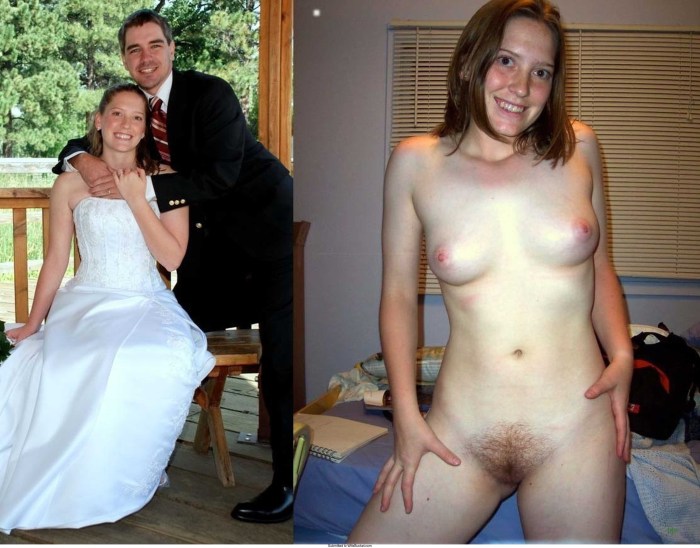 Brides dressed and striped