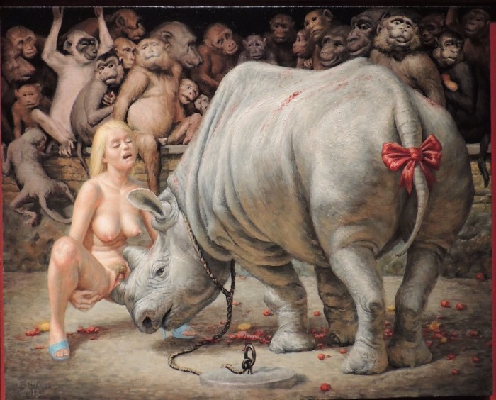 Erotic circus gymnasts