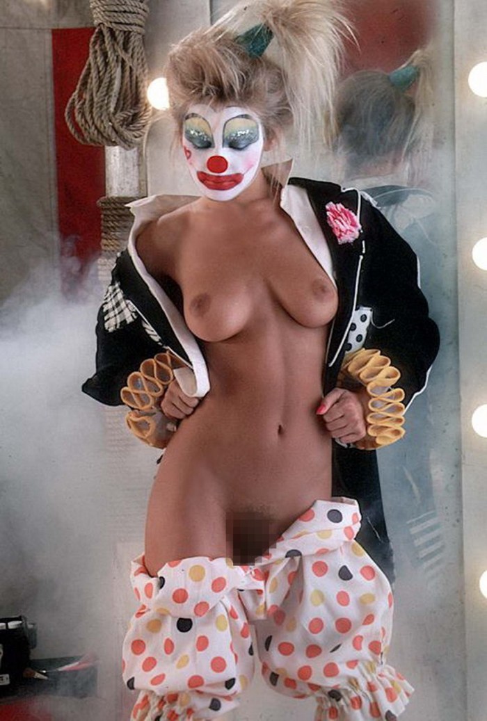 Girl erotic clown