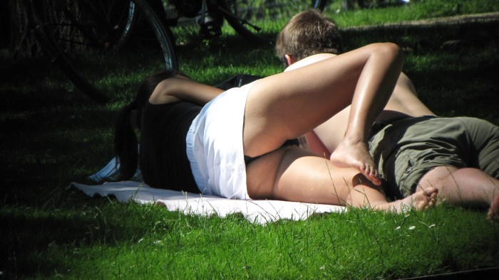 Beautiful girls without panties