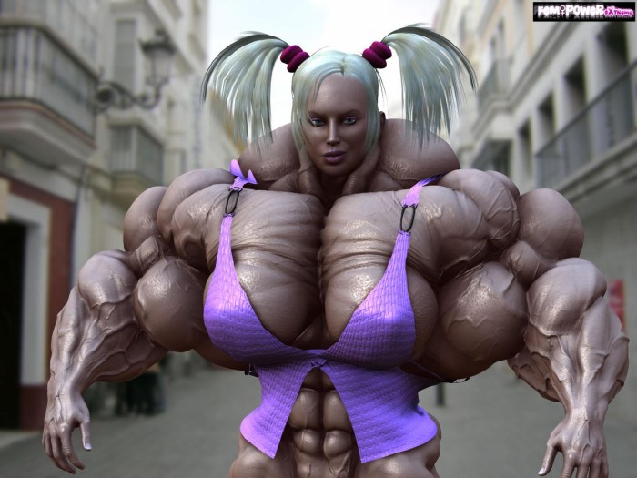 Women monsters of bodybuilding