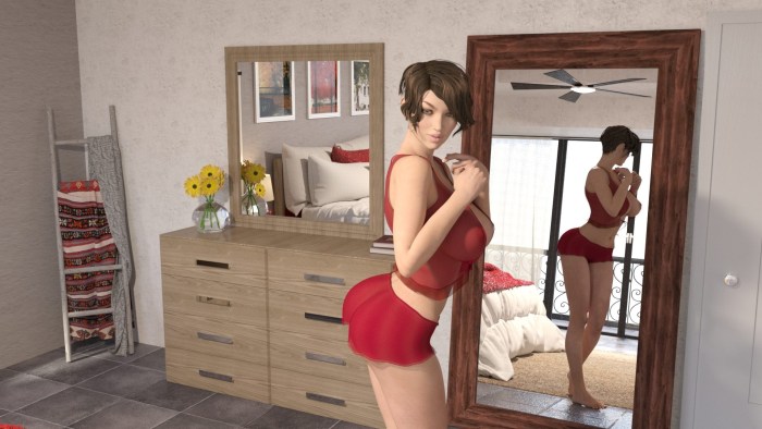 Olivia austin licks in flour on the table