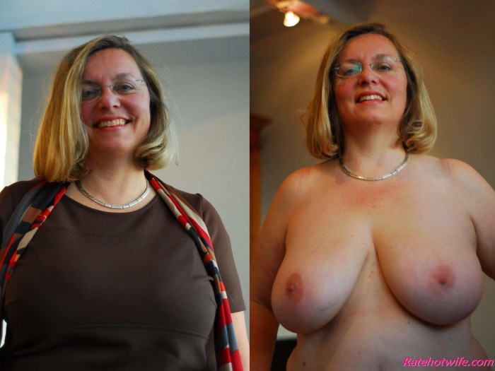 Stripped with big breasts