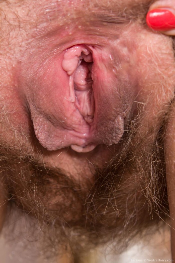 Hairy pussy close -up bbw