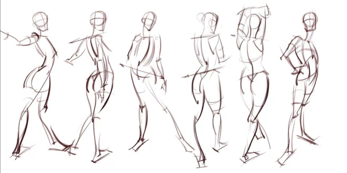 Woman View from the front