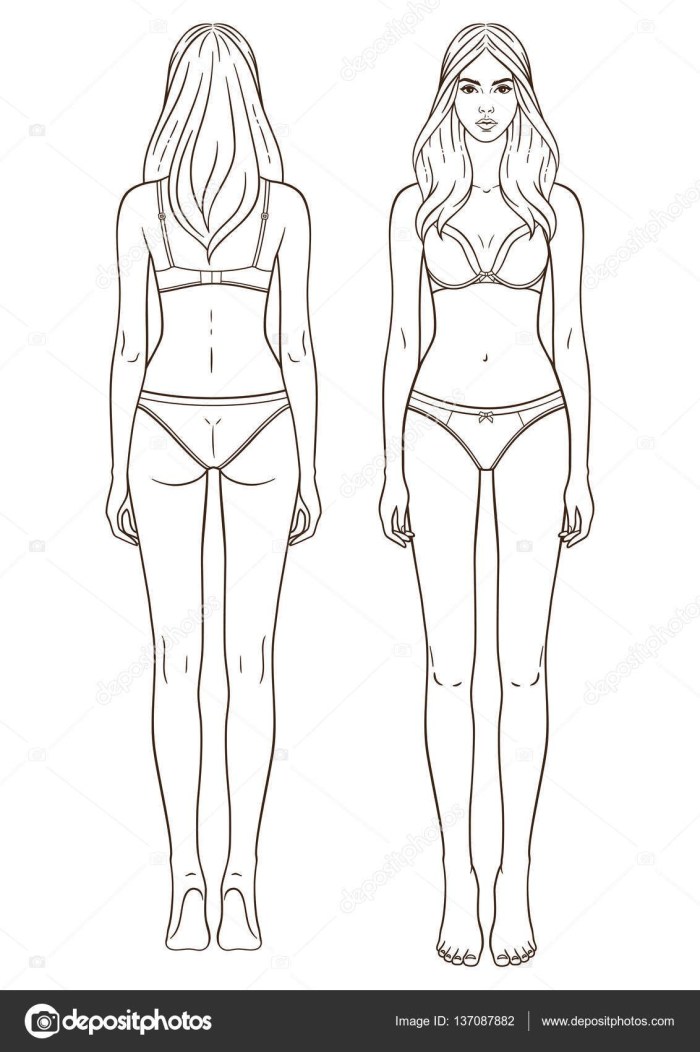 Pulled ladies in dresses