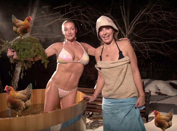 Girl in the chicken coop