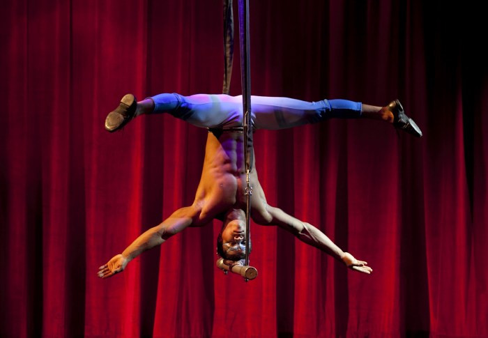 Acrobatics Performance in PhotoStudio
