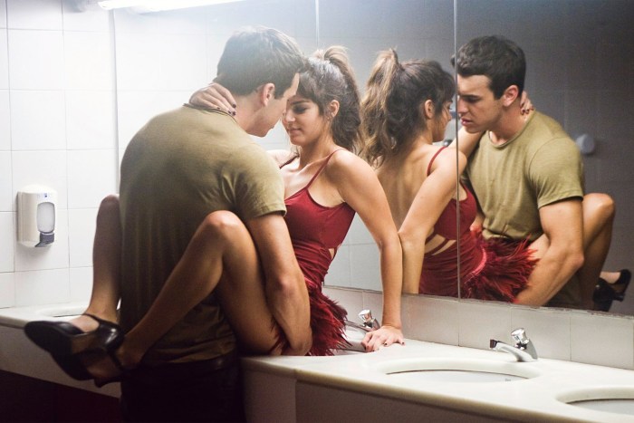 Clara Lago three meters above the sky