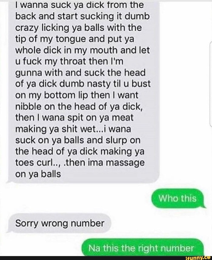 Suck it from the back