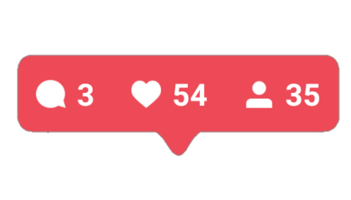 Likes without a background