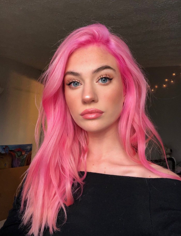 Pink hair
