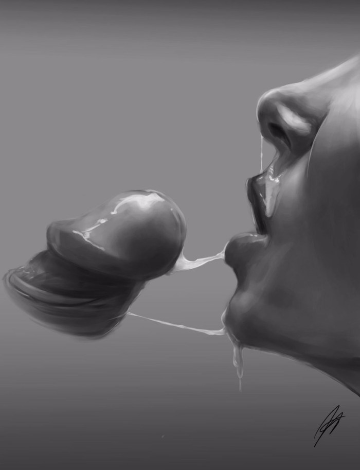 The art of a beautiful blowjob