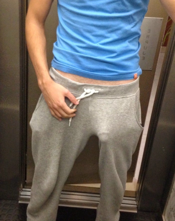 Male standing in pants