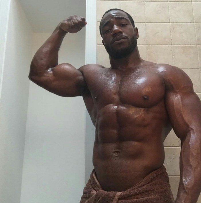 The largest black man