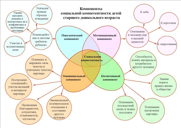 Social competencies of preschoolers